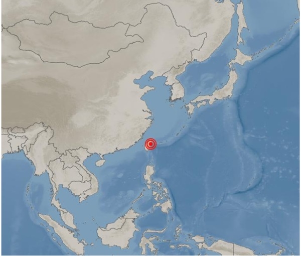 대만 화롄 규모 6.1 지진 / 사진 = 기상청 자료