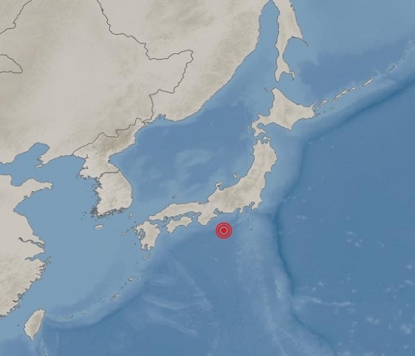 [일본 지진] 일본 혼슈 지진 발생. 사진 [기상청 지진 정보]