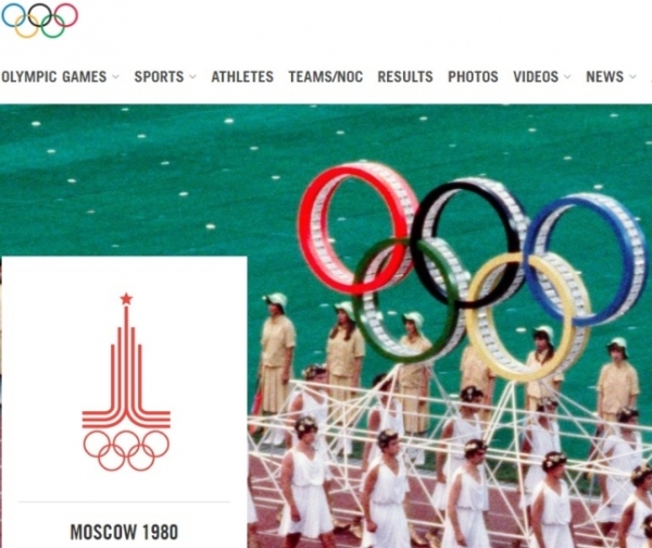 반쪽 대회로 치러졌던 1980년 모스크바 올림픽.(국제올림픽위원회 홈페이지 캡처