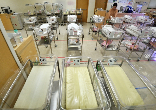 서울시내 한 병원 신생아실이 비어있는 모습. (뉴스1 DB)