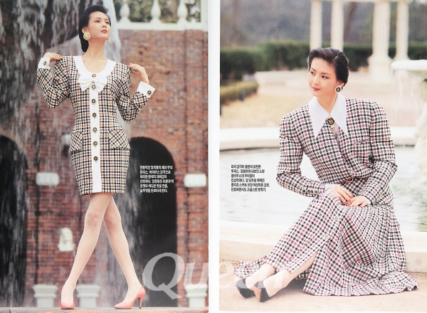 1991년 4월호-디자이너 김정아의 'New Elegance Look'2