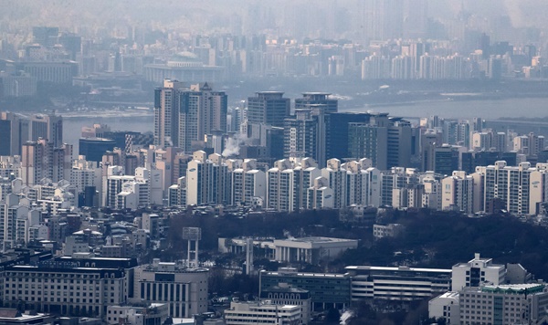 서울시내 아파트 모습.