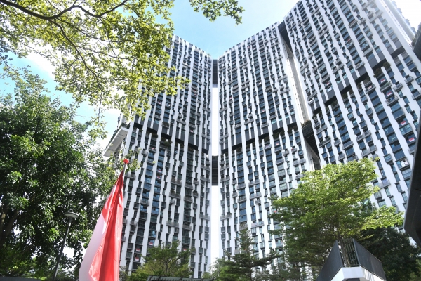 싱가포르 공공주택 '피나클 앳 덕스톤' 전경