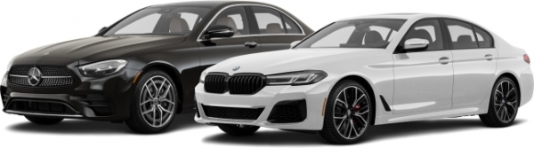 이마트24에서 설 명절 선물로 판매되는 내놓은 벤츠 E클래스와 BMW 5시리즈