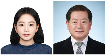 이화여대 홍영현 박사(왼쪽), 남원우 석좌교수.