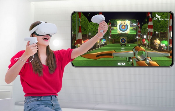 SKT가 넥슨∙픽셀리티게임즈와 협력해 공동 개발한 VR멀티플레이 게임 ‘크레이즈월드VR’을 오큘러스 퀘스트 전용 게임으로 9일 공식 출시한다고 밝혔다. [SK텔레콤 제공]
