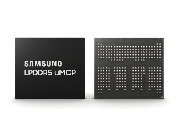 삼성전자가 5G 스마트폰 시대를 주도할 고성능 모바일 D램과 낸드플래시 메모리를 결합한 LPDDR5 uMCP 신제품을 출시했다. (삼성전자 제공) 2021.6.15