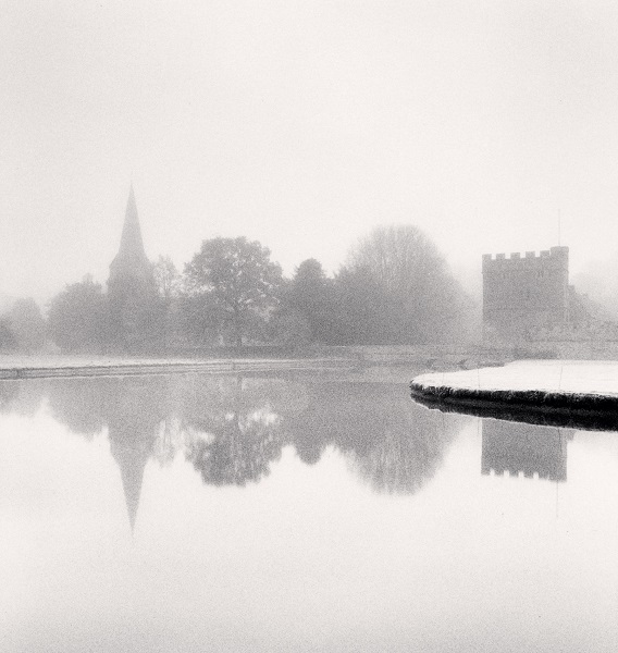 Frost Covered Morning, Broughton, Oxfordshire, England. 2005ⓒ Michael Kenna