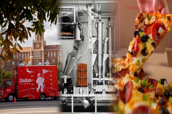 한화푸드테크가 최근 인수한 미국 로봇 피자 브랜드 '스텔라피자'.
